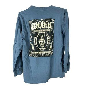 Voodoo Bourbon Street T Shirt New Orleans Dr Rays Magical Elixir Blue size S